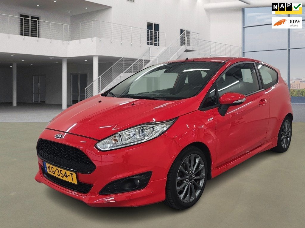 Ford Fiesta 1.0 EcoBoost ST Line|BJ2016|SPORTSTOELEN|NAVI|EL, 125 pk, Euro 6, 23 km/l, Origineel Nederlands