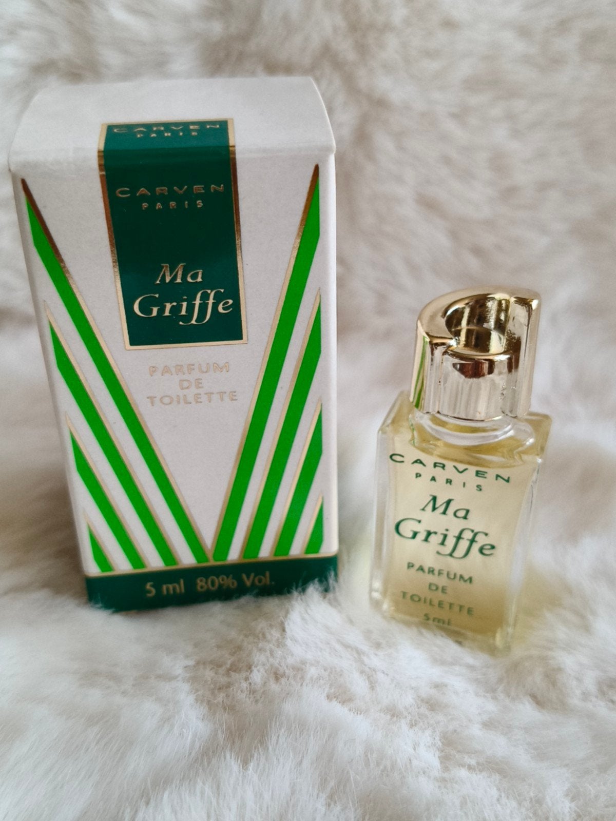 Vintage Carven Ma Griffe Parfum de Toilette 5 ml, Ophalen of Verzenden, Zo goed als nieuw
