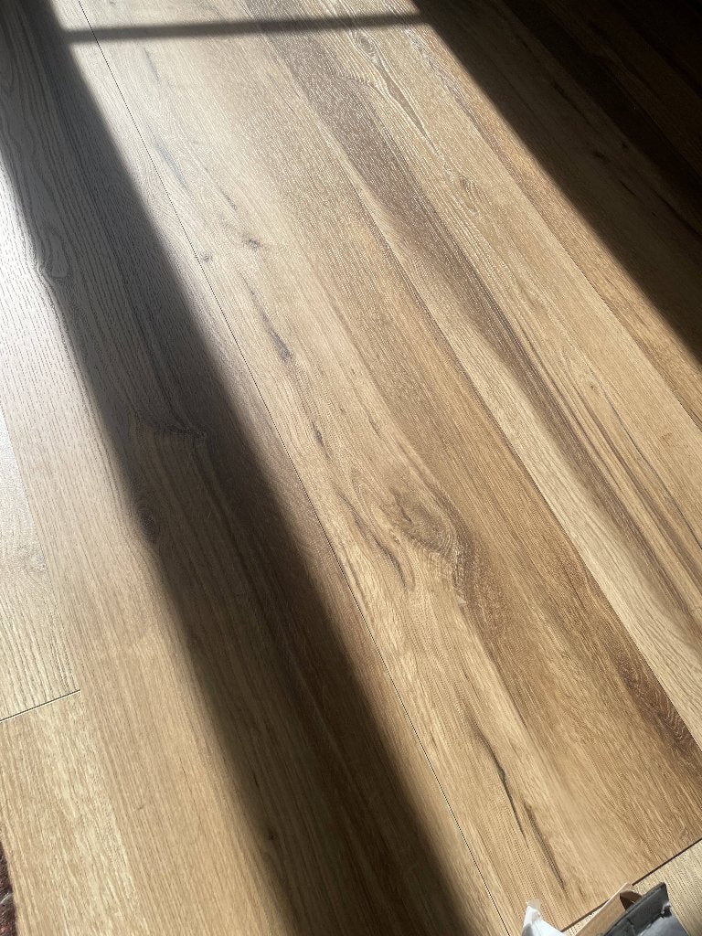 106 m² Wineo XL Plak PVC vloer (Shadow Oak Brown) - Nieuw, Huis en Inrichting, Stoffering | Vloerbedekking, Ophalen, Bruin, 75 m² of meer