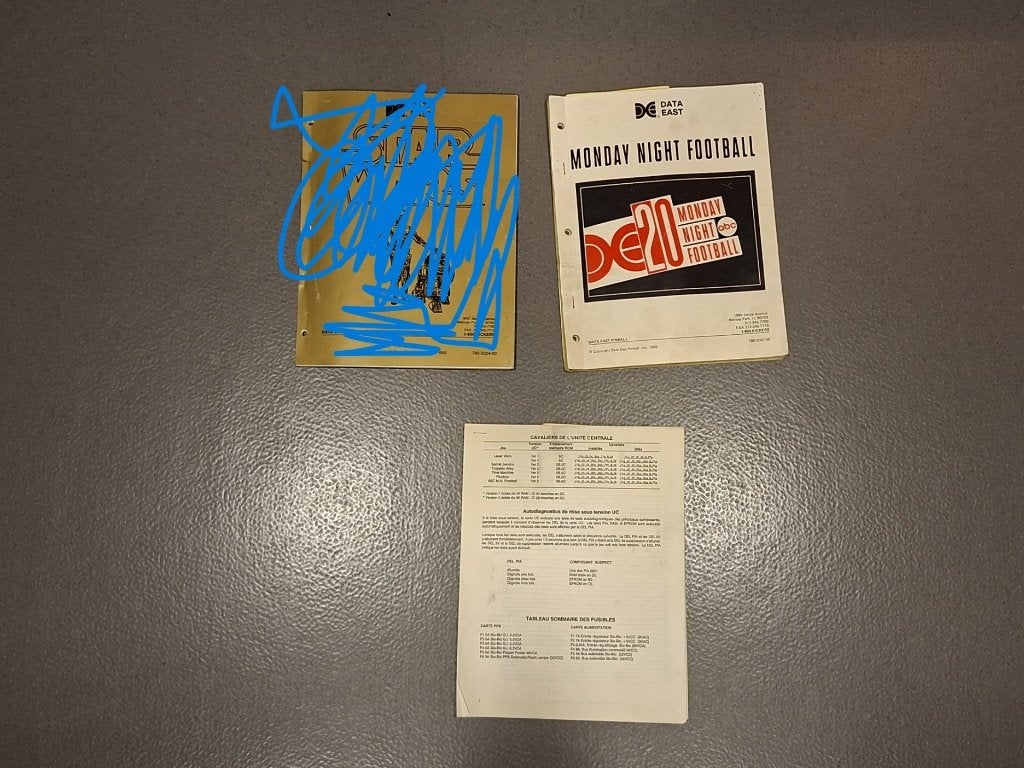 Data east Flipper gebruiksaanwijzing manual, Verzamelen, Gebruikt, Ophalen of Verzenden, Data East, Overige soorten