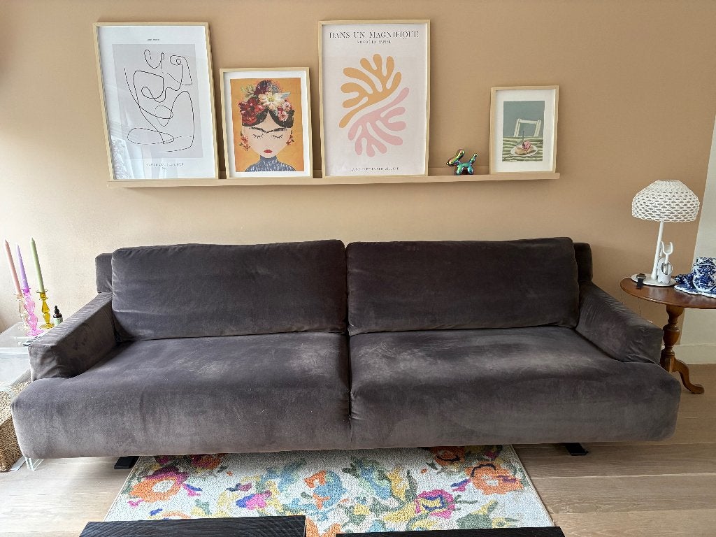 Linteloo zitbank, Ophalen, Gebruikt, 75 tot 100 cm, Stof