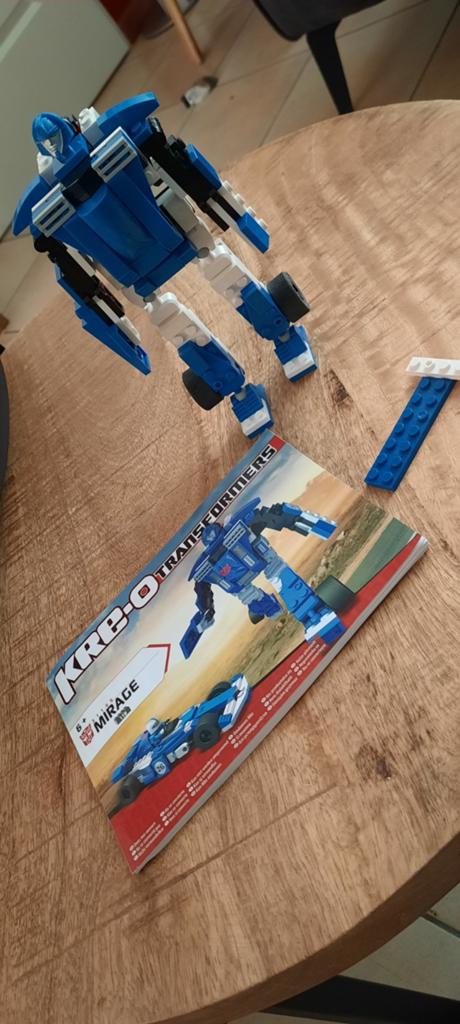 KRE-O Transformers Mirage 2-in-1 Race Auto Robot, Ophalen of Verzenden, Zo goed als nieuw, Overige merken