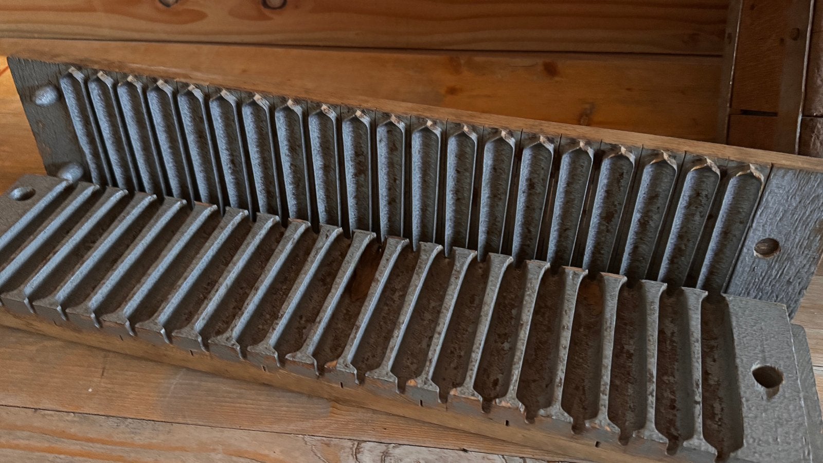 Sigarenmal hout-metaal origineel, Ophalen of Verzenden