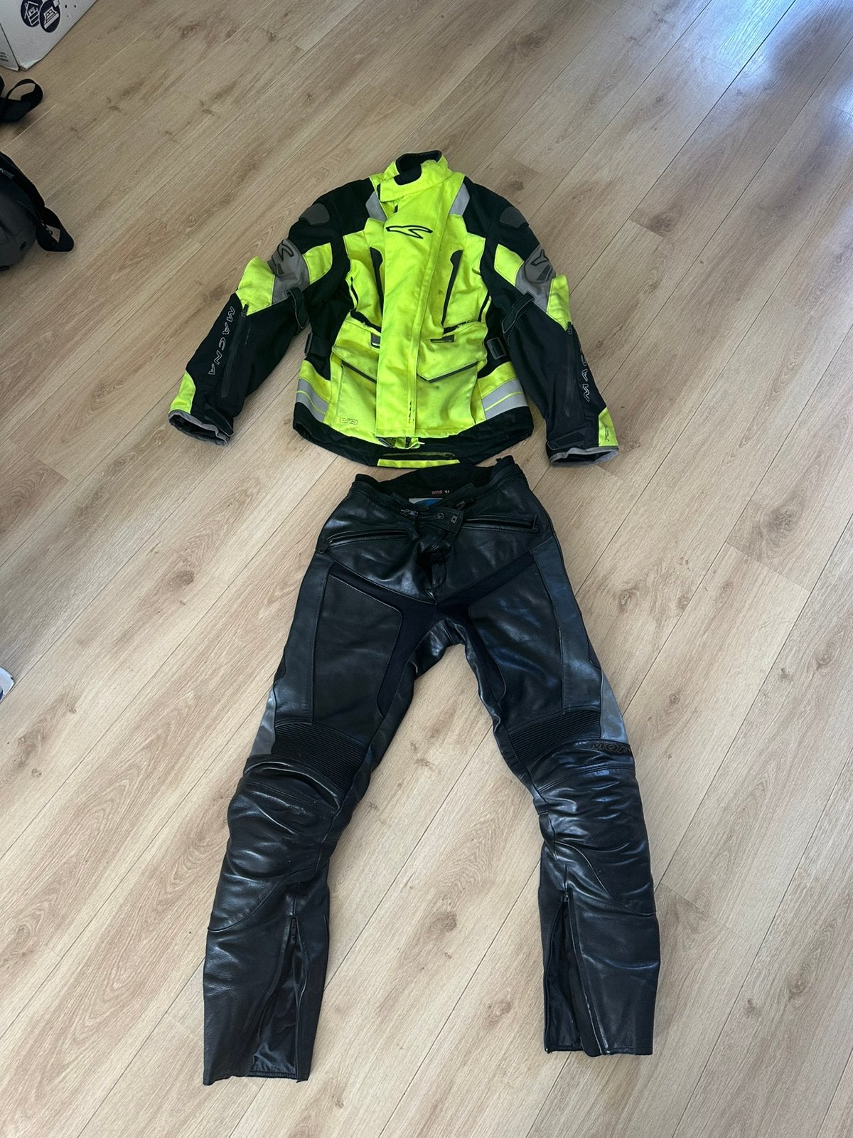 Motor jas MACNA en broek DYNAMIC maat L, Ophalen of Verzenden, Tweedehands, Heren, Combipak