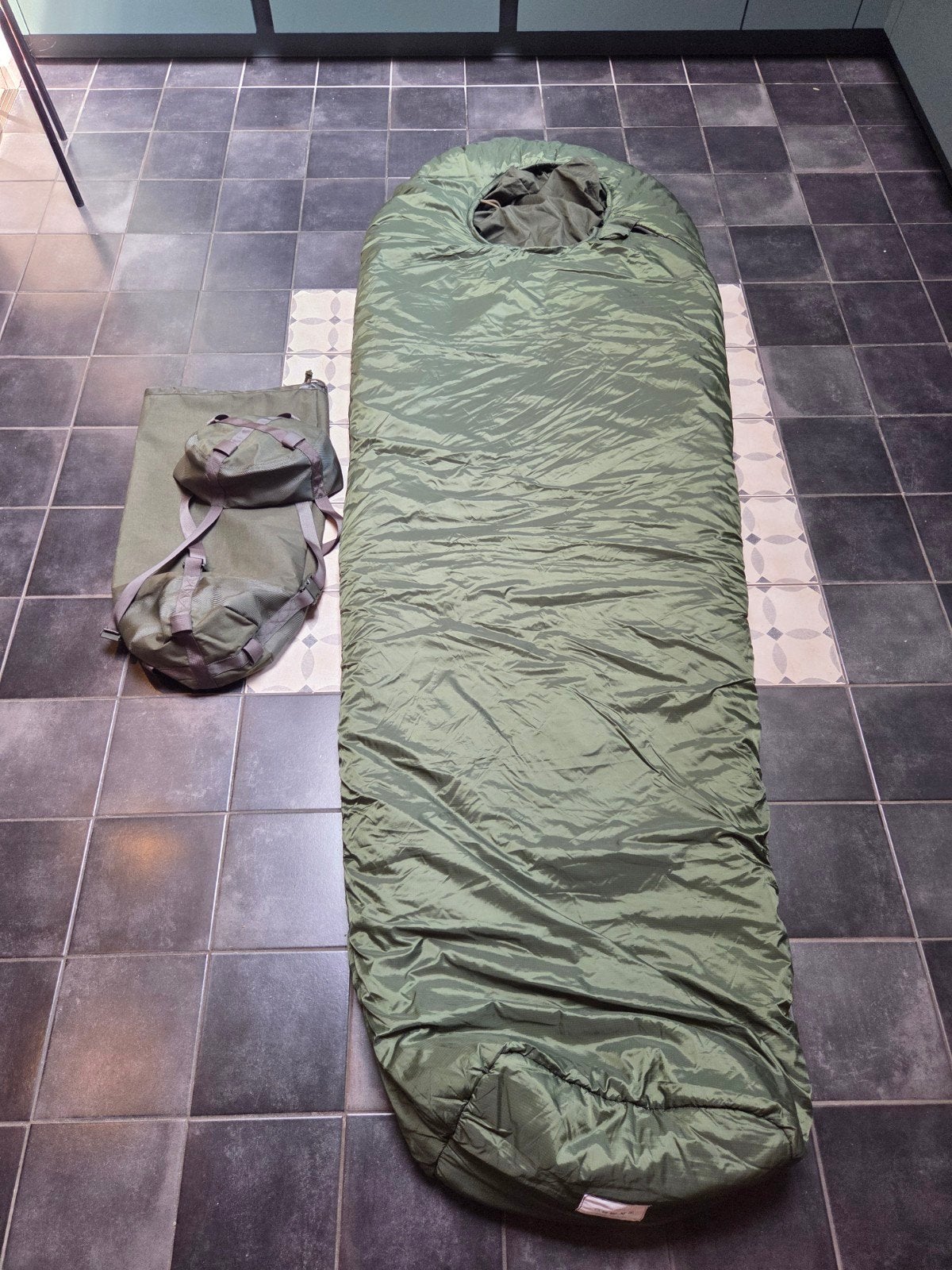 slaapzak seyntex, Verzamelen, Ophalen of Verzenden, Landmacht, Overige gebieden, Kleding of Schoenen