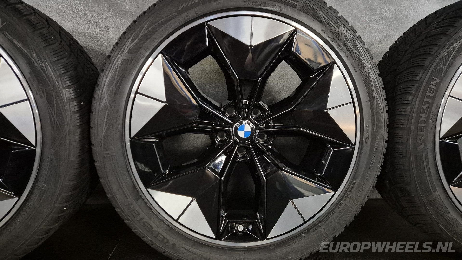 20 inch BMW velgen iX3 X4 winterbanden 843 Aerodynamics