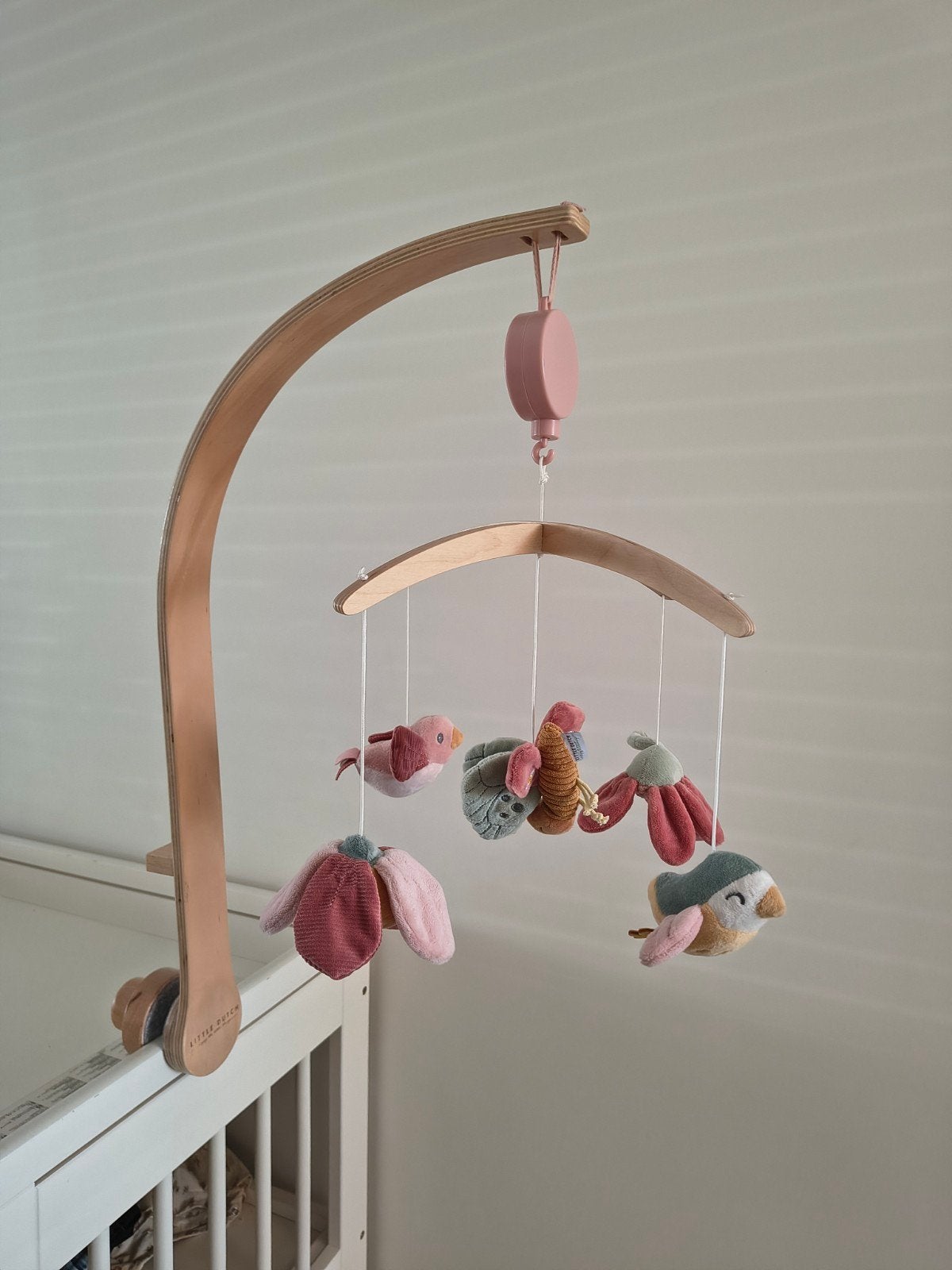 Little Dutch Muziekmobiel - Flowers and Butterflies, Ophalen, Zo goed als nieuw, Mobiel, Met geluid