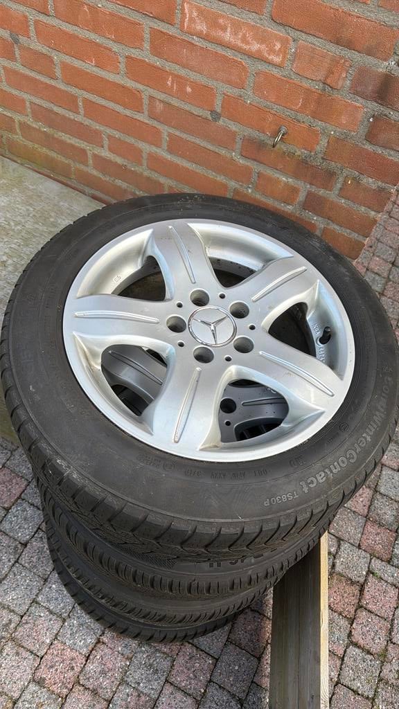 Mercedes banden inclusief velg, Auto-onderdelen, Banden en Velgen, Ophalen, 16 inch, Zomerbanden, Banden en Velgen