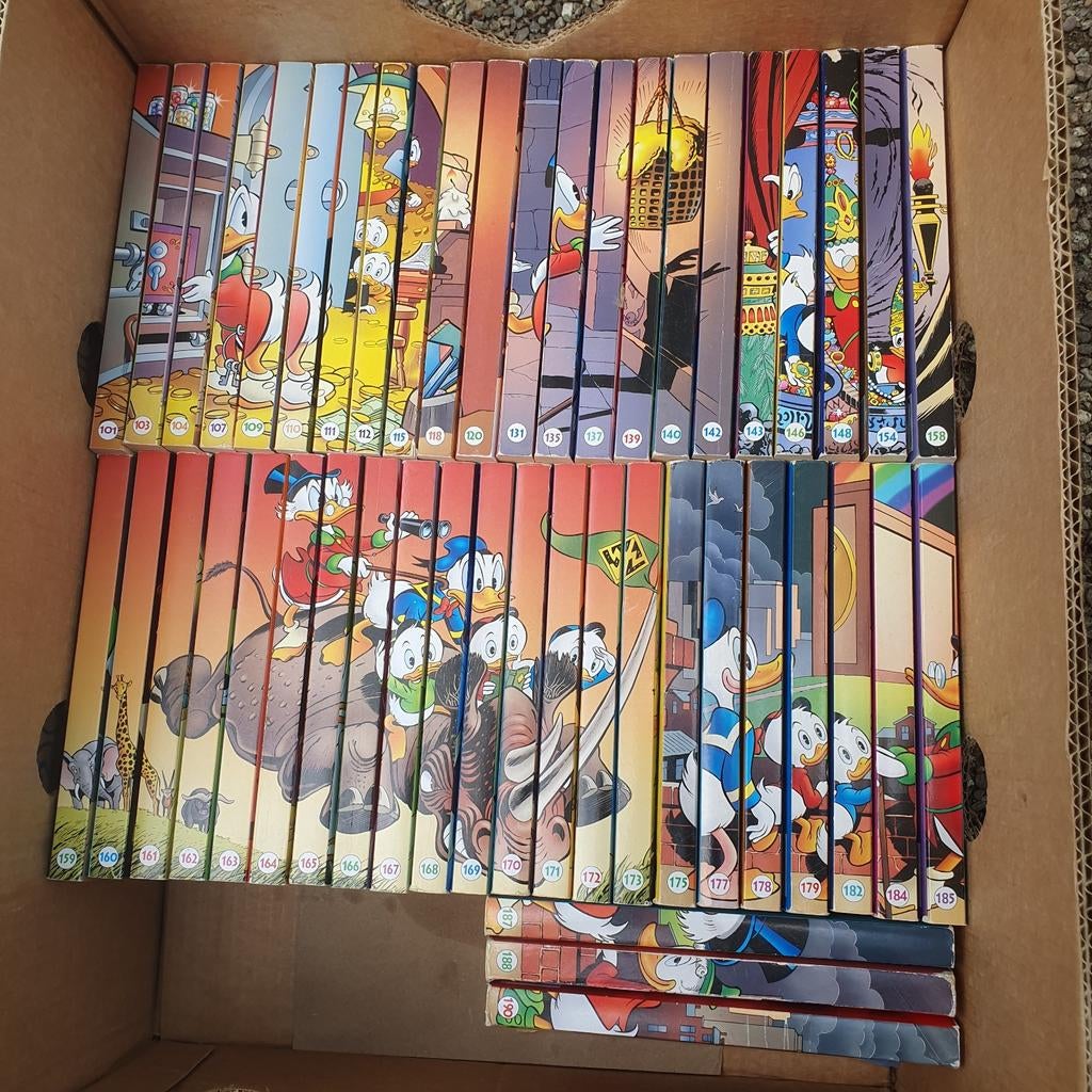 Donald Duck Pockets 1/4, Boeken, Meerdere stripboeken, Ophalen, Gelezen, Walt Disney
