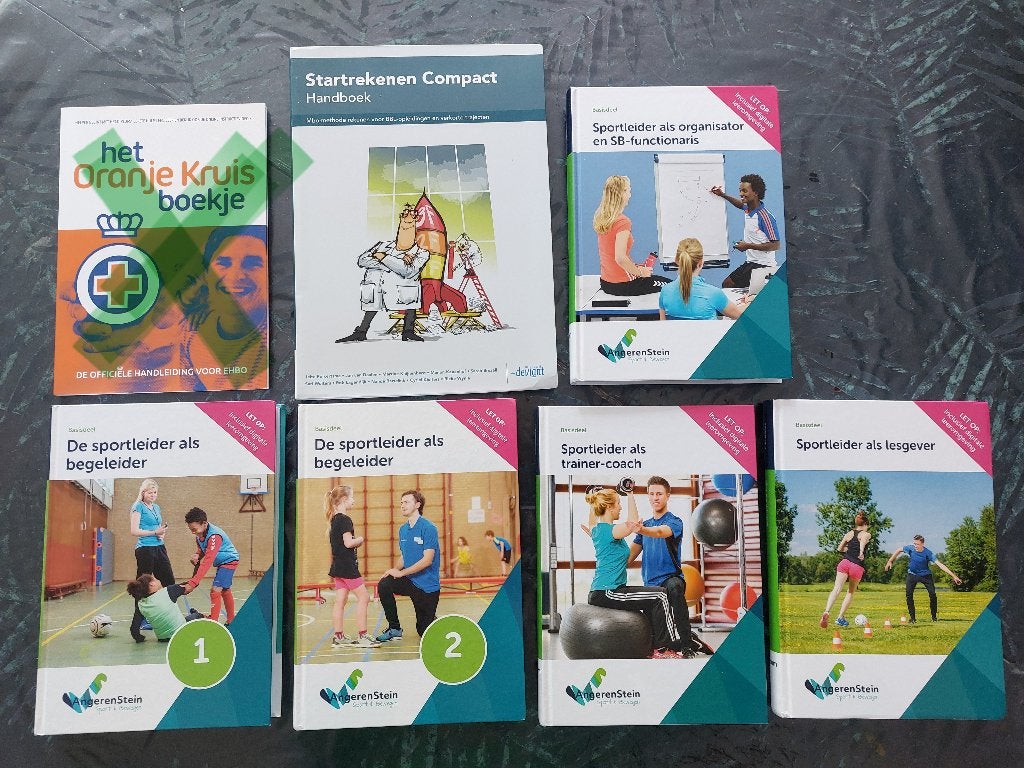 Boekenpakket Sportopleiding CIOS boeken Sportleider, Boeken, Schoolboeken, Overige vakken, Angeren Stein Sport en Bewegen, Ophalen of Verzenden