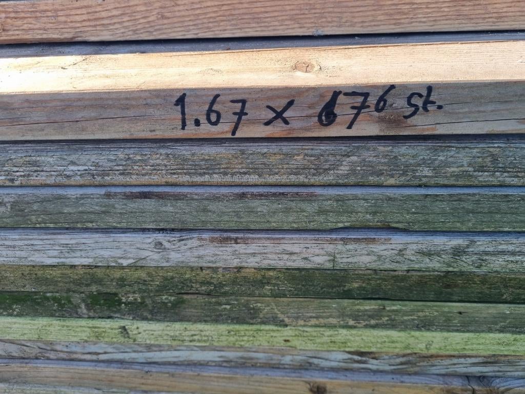 Steigerhout, Ophalen of Verzenden, Gebruikt, 180 tot 250 cm, Planken