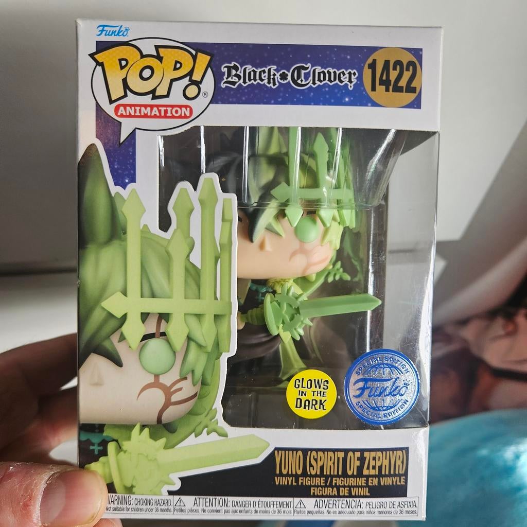 Funko Pop! Black Clover Yuno Spirit of Zephyr 1422, Verzamelen, Ophalen of Verzenden