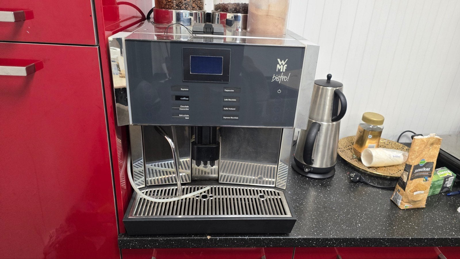 WMF Bistro Koffiemachine - Defect voor onderdelen/reparatie, Ophalen, Gebruikt, 10 kopjes of meer, Koffiemachine