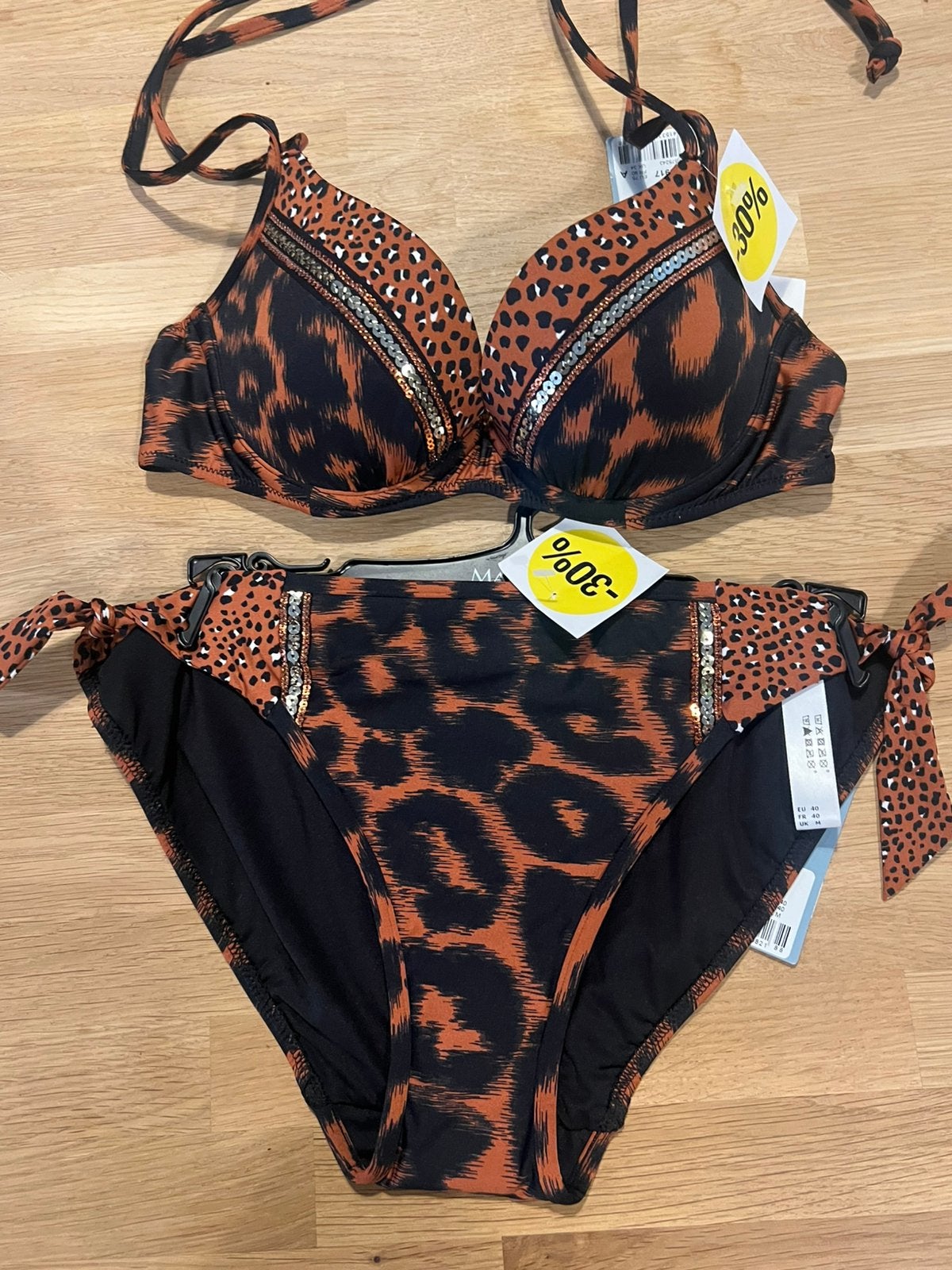 Marie Jo bikini pushup 75A 80B NIEUW!! Set nu €37,50, Ophalen of Verzenden, Nieuw, Bikini