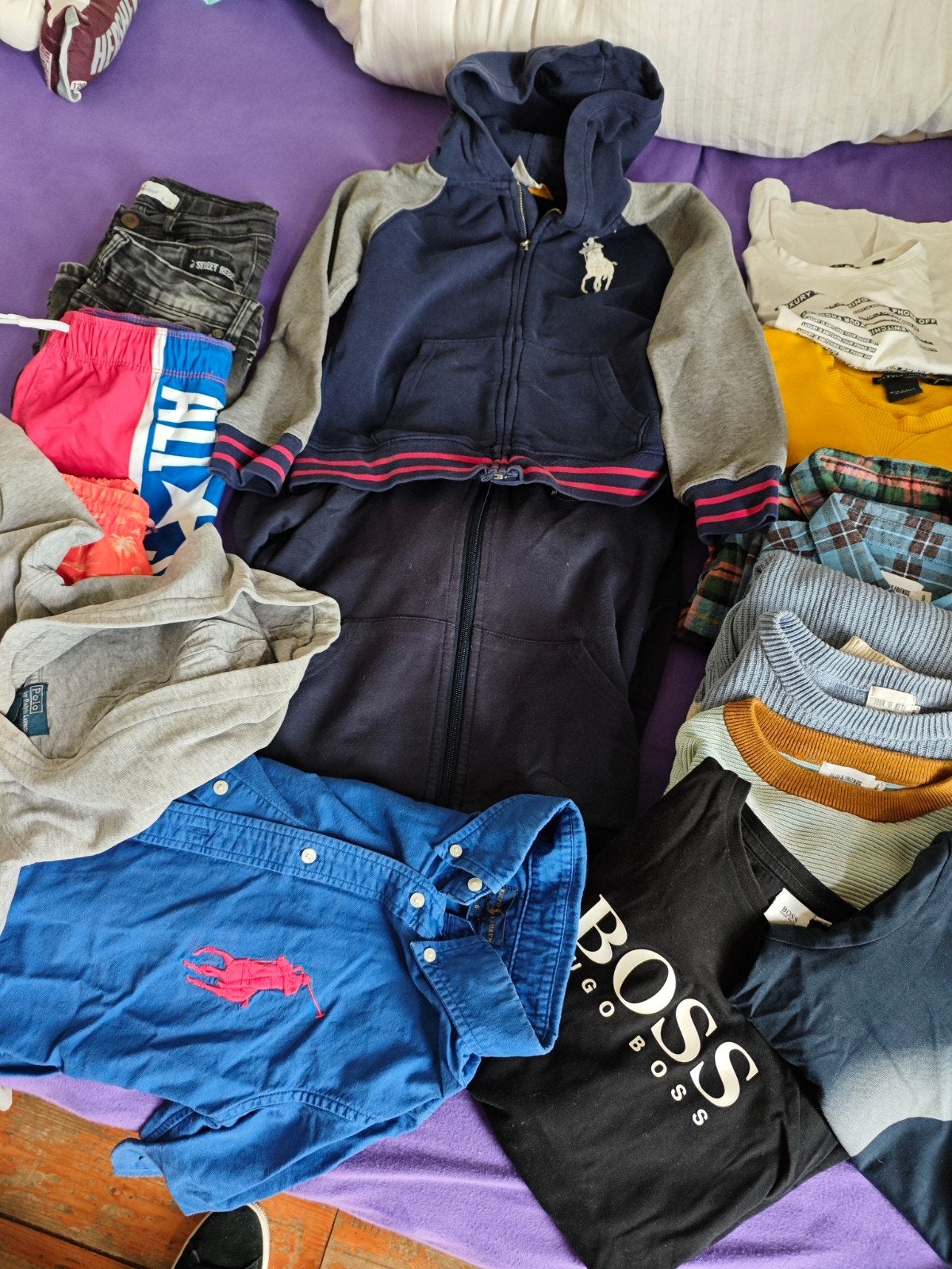 Kledingpakket jongens diverse merken en maten, Trui of Vest, Ophalen of Verzenden, Zo goed als nieuw, Polo Ralph Lauren