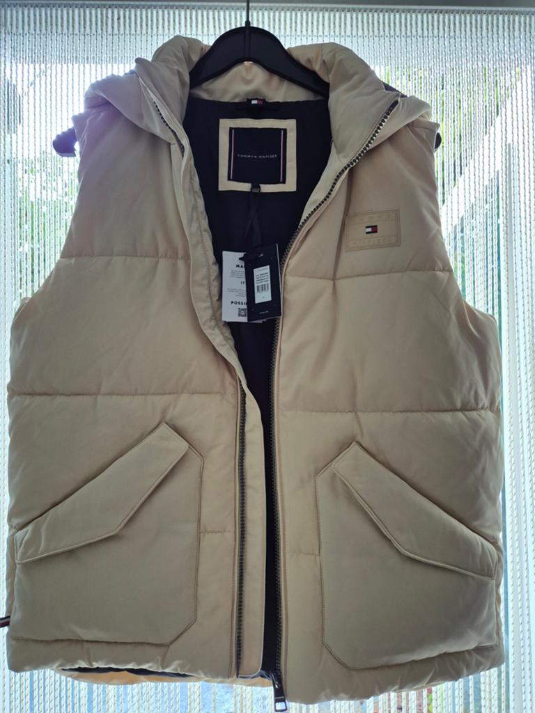Tommy Hilfiger Monotype Padded Vest/Bodywarmer, Ophalen, Jongen of Meisje, Nieuw, Tommy Hilfiger