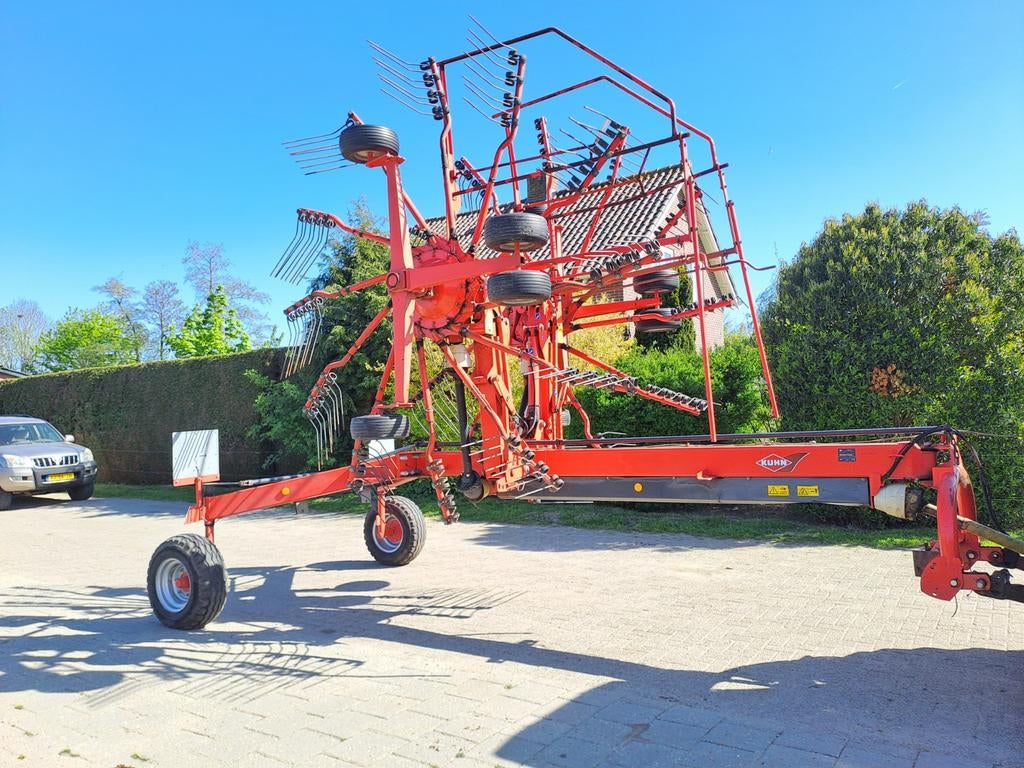 Kuhn GA 6520 middenafleg hark wiers bouwjaar 2010, Ophalen, -, -, Weidebouw