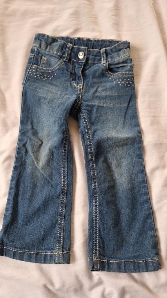 Palomino flared jeans met borduursel - meisje, maat 92, Broek, Meisje, Ophalen of Verzenden, Palomino