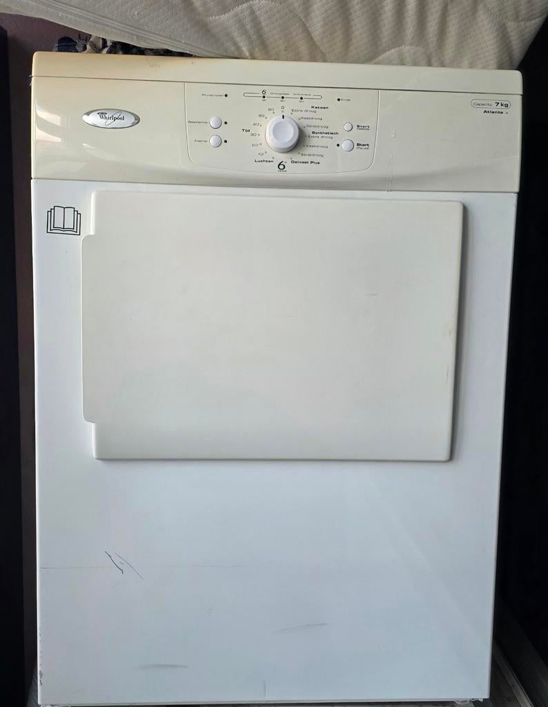 Whirlpool Atlanta 7kg Luchtafvoer Wasdroger, Ophalen