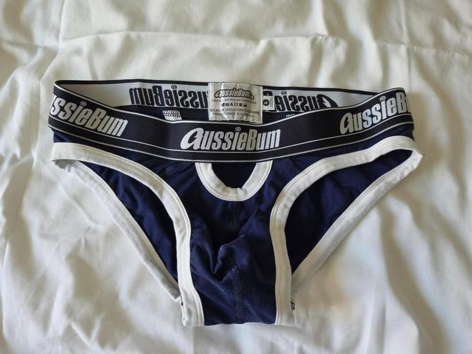 Aussiebum gedragen slip maat L, Ophalen, Blauw, Slip
