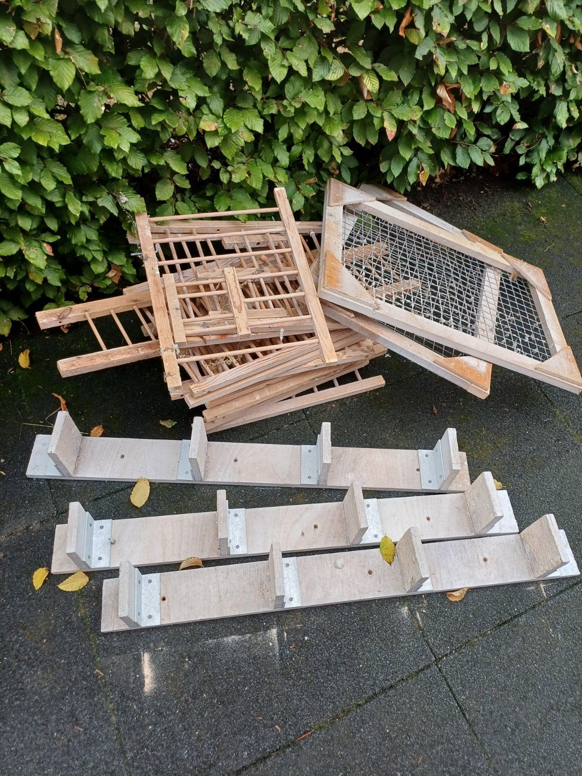 duivenhok/duiventil materiaal, Ophalen, Gebruikt, Hout