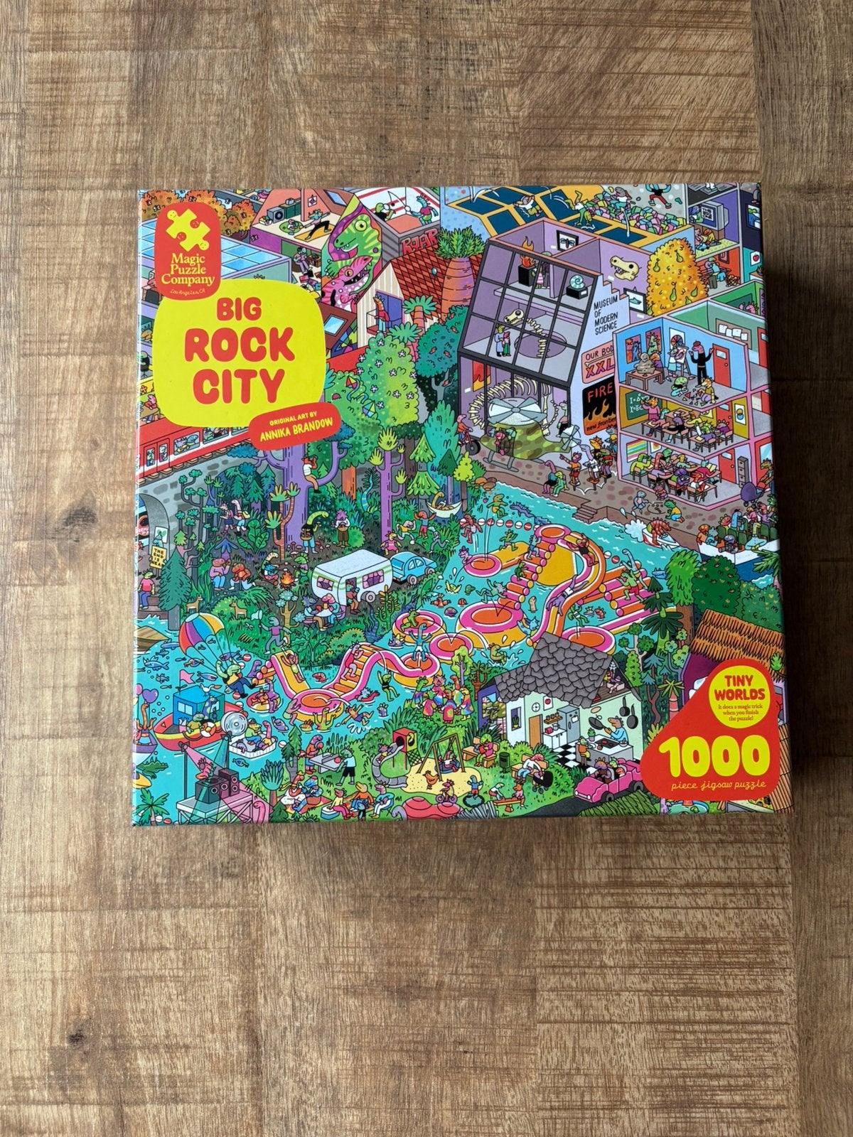 Magic Puzzle Company Big Rock City 1000 stukjes, Ophalen of Verzenden, 500 t/m 1500 stukjes, Zo goed als nieuw, Legpuzzel