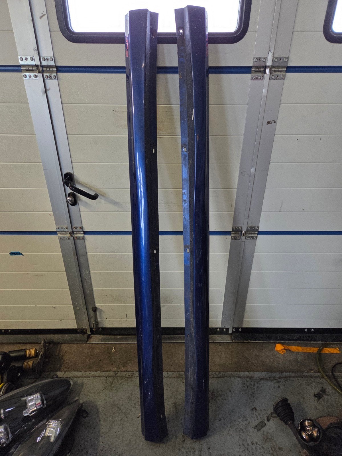 Originele blauwe sideskirts Fiat Punto – Sportieve look!, Auto-onderdelen, Ophalen of Verzenden, Gebruikt, Fiat