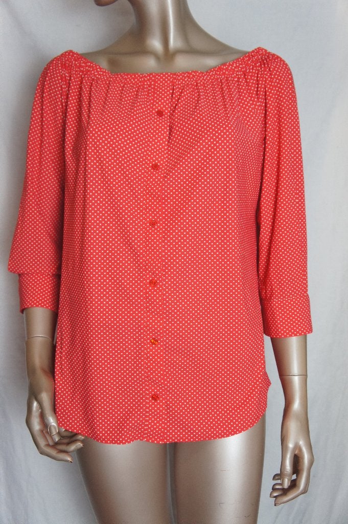 STUDIO ANNELOES blouse maat M ( L)TRAVELSTOF, Ophalen of Verzenden, Zo goed als nieuw, Maat 38/40 (M), Rood