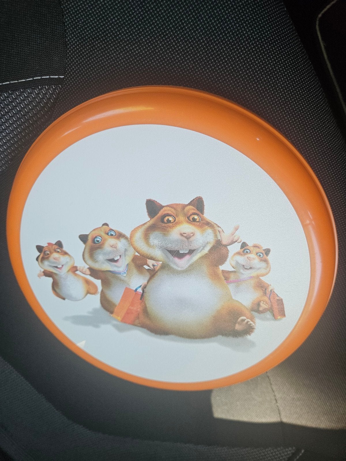 Frisbee met hamsters print, Kinderen en Baby's, Ophalen of Verzenden, Gebruikt