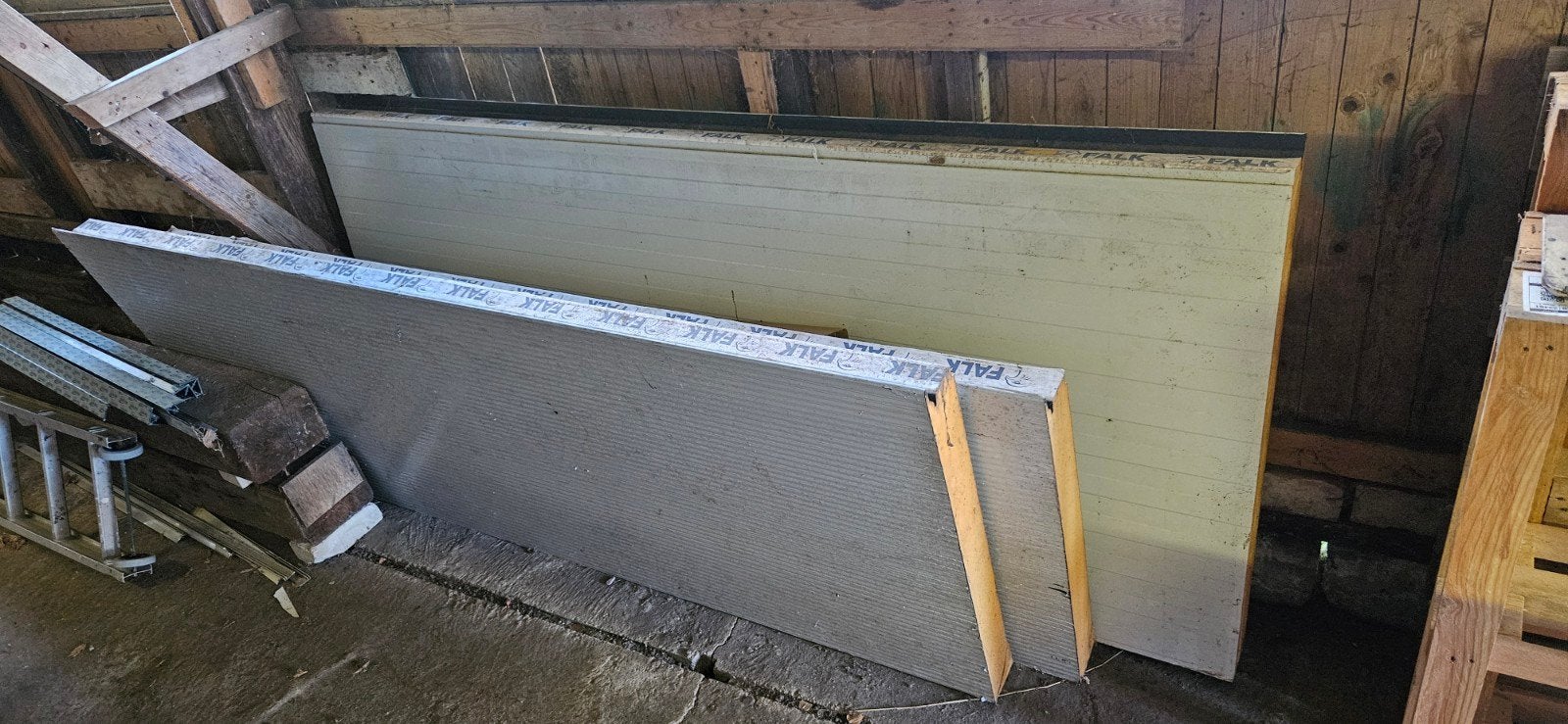 3x Sandwichpanelen 10 cm dik - Diverse afmetingen, Doe-het-zelf en Verbouw, Isolatie en Afdichting, Ophalen, Zo goed als nieuw
