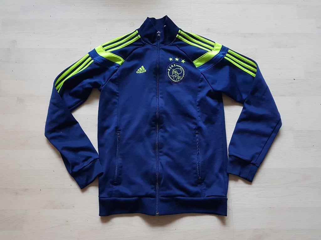 Ajax Anthem Jacket! Seizoen 14/15! Mt S!, Ophalen of Verzenden, Zo goed als nieuw, Rood, Voetbal