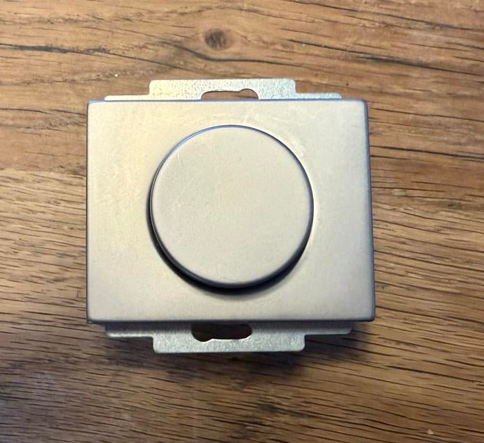 Berker Dimmer RVS - Gloei, Halogeen, Dimbare LED, Ophalen of Verzenden, Zo goed als nieuw, Schakelaar