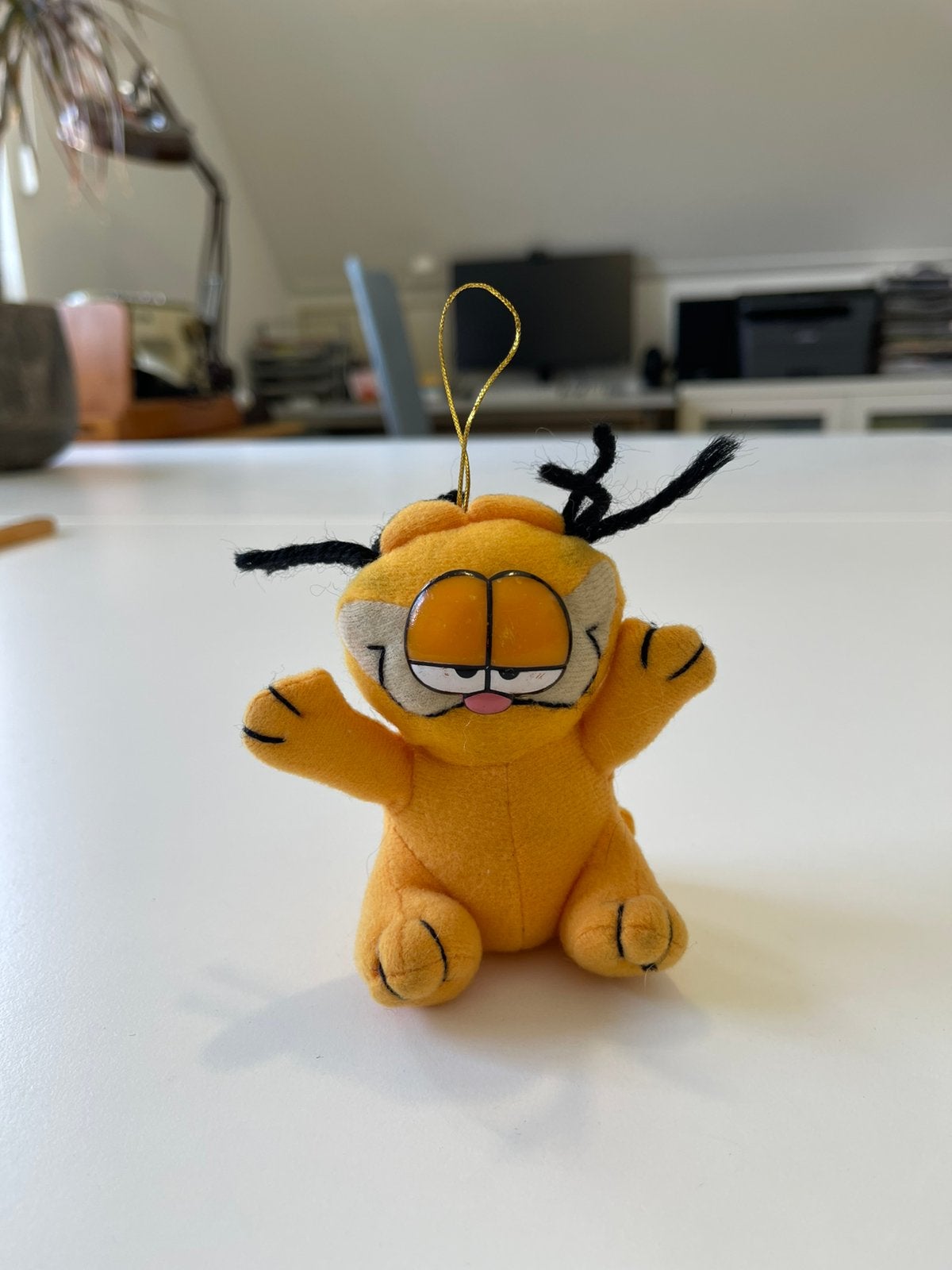 Garfield hanger 10 cm., Ophalen of Verzenden, Zo goed als nieuw, Overige typen