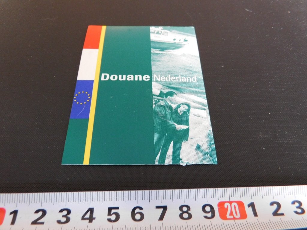 sticker DOUANE Nederland  MPOK658 *, Ophalen, Zo goed als nieuw