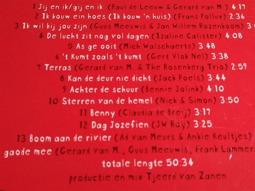 Gerard van Maasakkers ‎– Anders [gesigneerd], Ophalen of Verzenden, Zo goed als nieuw, Levenslied of Smartlap