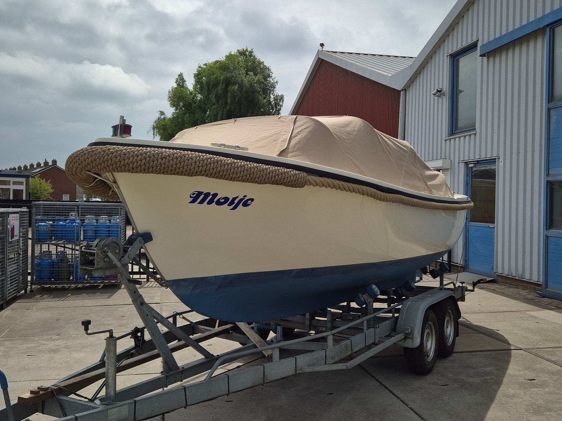 ruime sloep met solé mini 17 in zeer nette staat, Watersport en Boten, Sloepen, -, Zo goed als nieuw, -, -