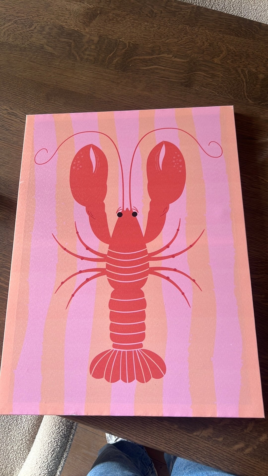 Kreeft schilderij canvas voor buiten, Ophalen, Dieren