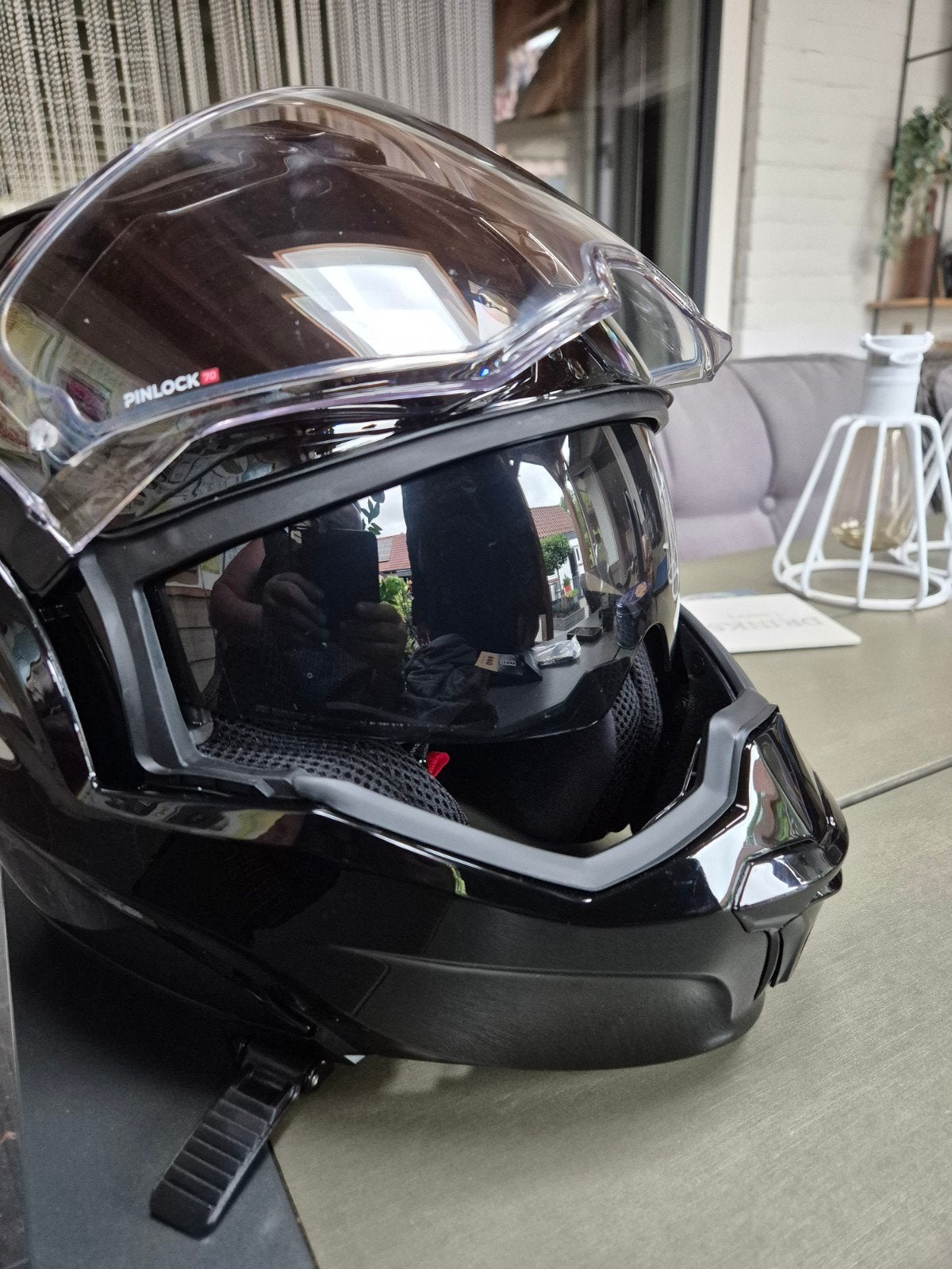 Te koop nieuwe scorpions helm met zonne vizier, Motoren, Kleding | Motorhelmen, Ophalen of Verzenden, Integraalhelm, Overige merken