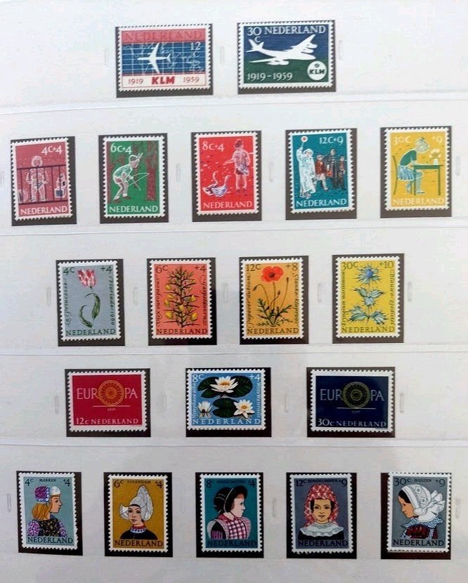 Nederlandse postzegels 1959-1960 - Postfris., Ophalen of Verzenden, Na 1940, Postfris