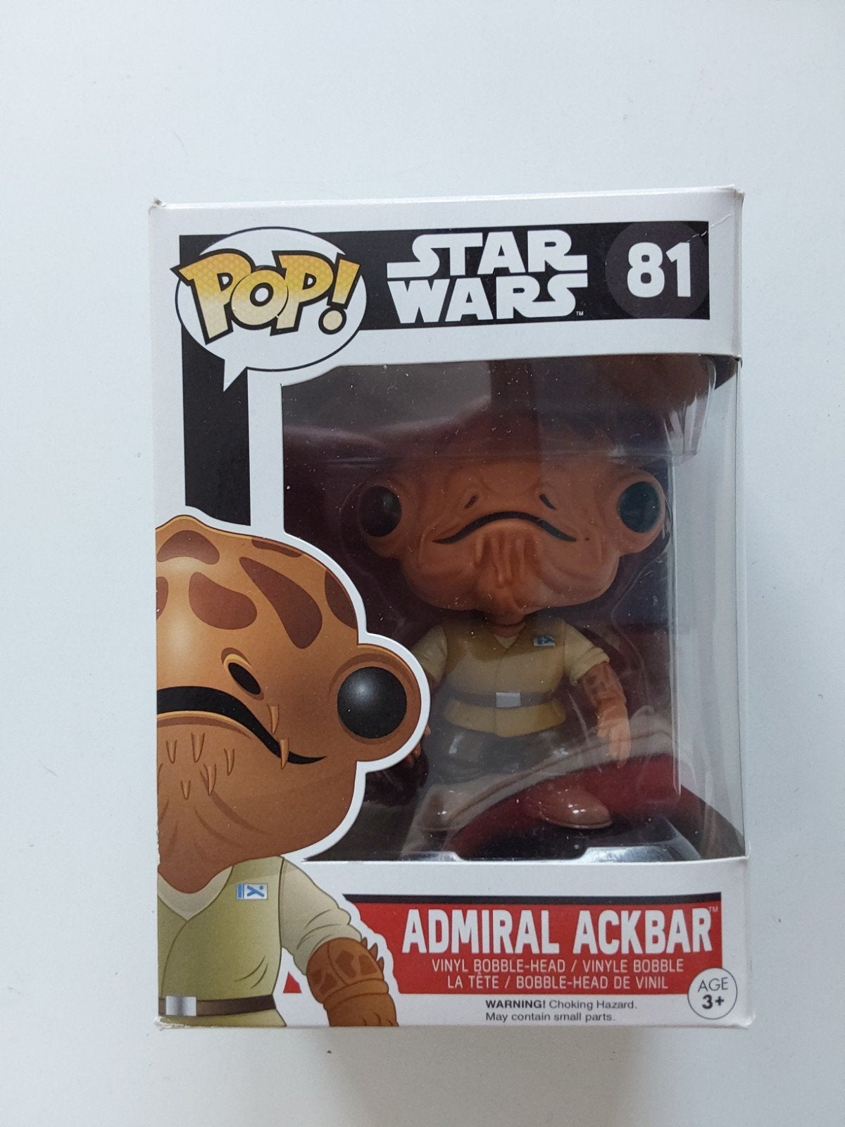 Funko POP ! Star Wars nr. 81 : Admiral Ackbar 🆕️, Ophalen of Verzenden, Nieuw