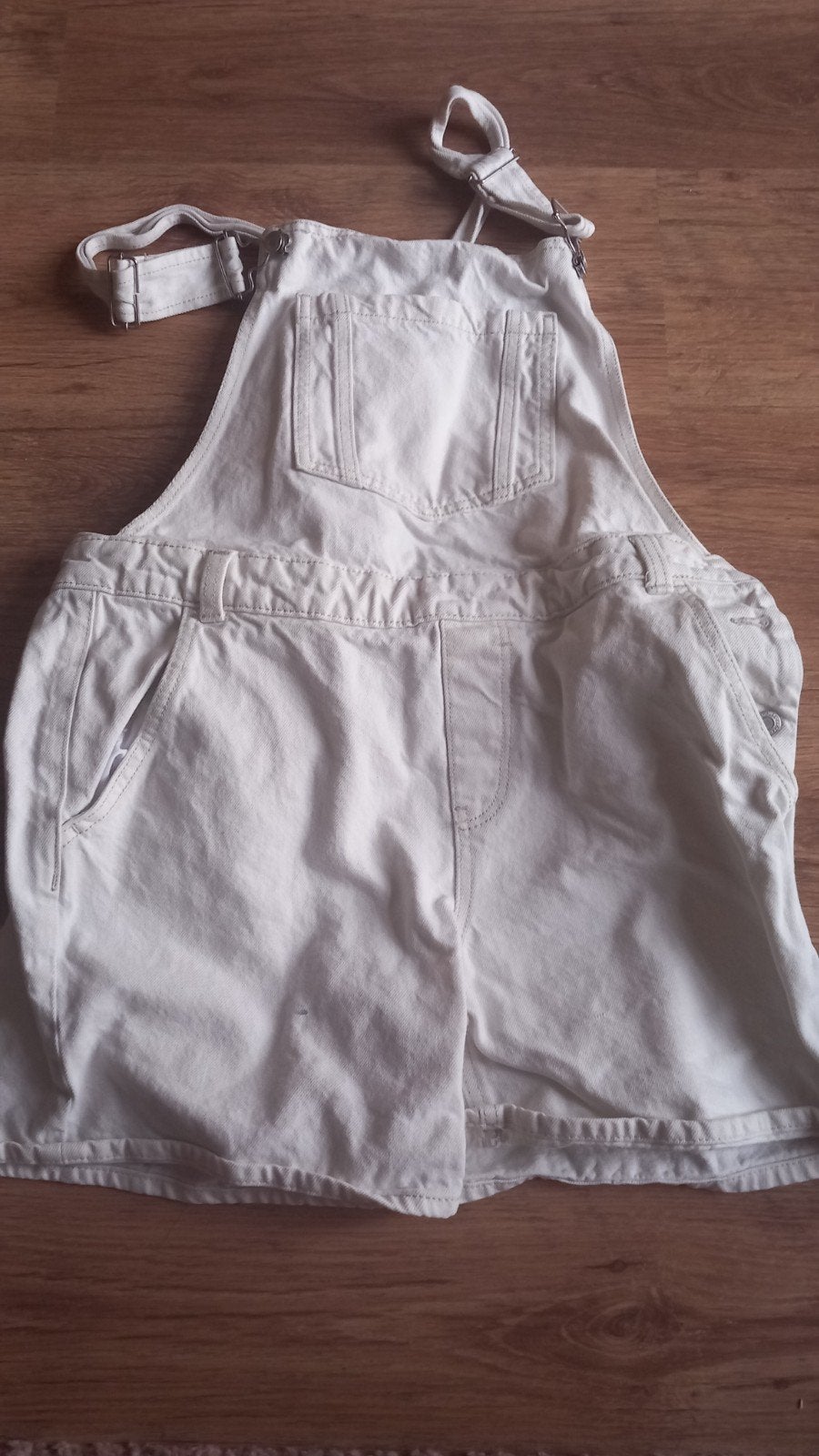 Witte tuinbroek, maat 38, Kleding | Dames, Wit, Zo goed als nieuw, C&A, Ophalen
