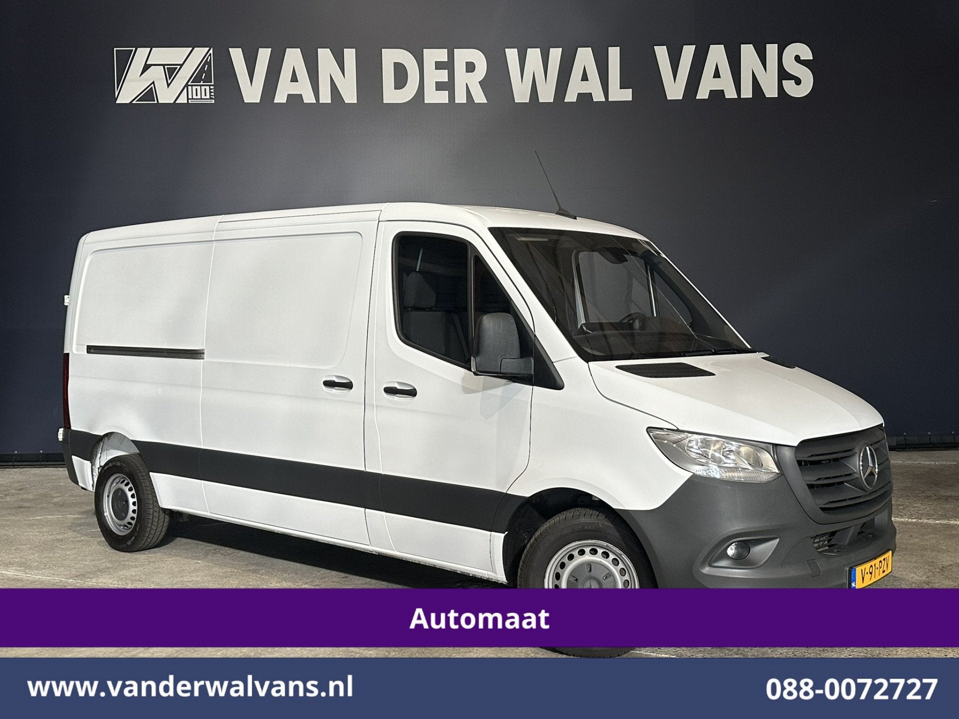 Mercedes-Benz Sprinter 314 CDI 143pk Automaat L2H1 Euro6 Air, Auto's, Gebruikt, 2096 kg, Wit, Mercedes-Benz