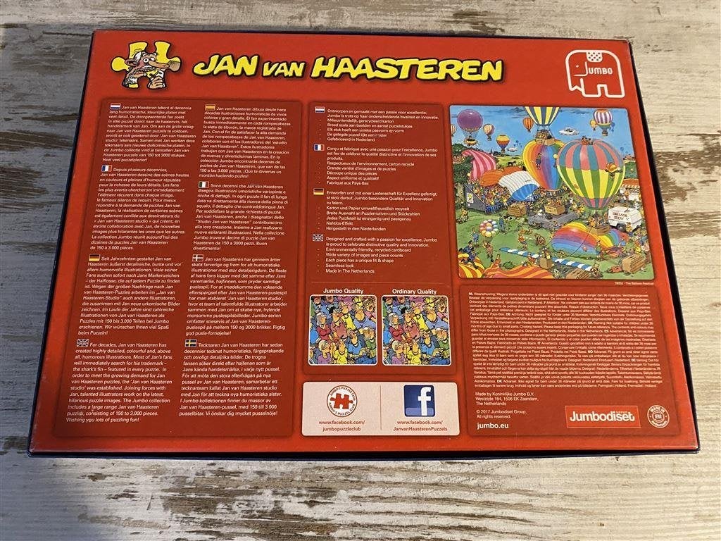 Jan van Haasteren - de wijngaard 1000 stuks [s101], Verzenden, 500 t/m 1500 stukjes, Zo goed als nieuw