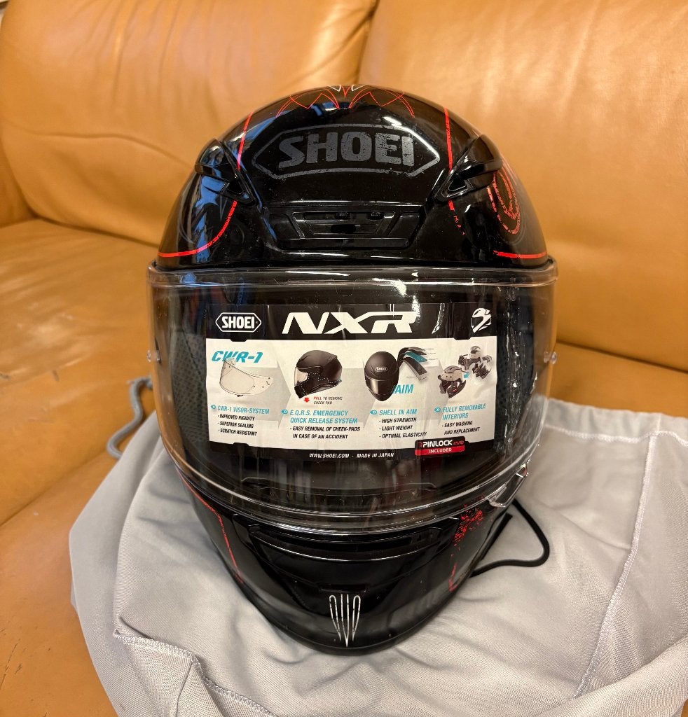 SHOEI NXR RF-1200 maat M extra vizier, pinlock motor helm, M, Kinderen, Ophalen of Verzenden, Integraalhelm