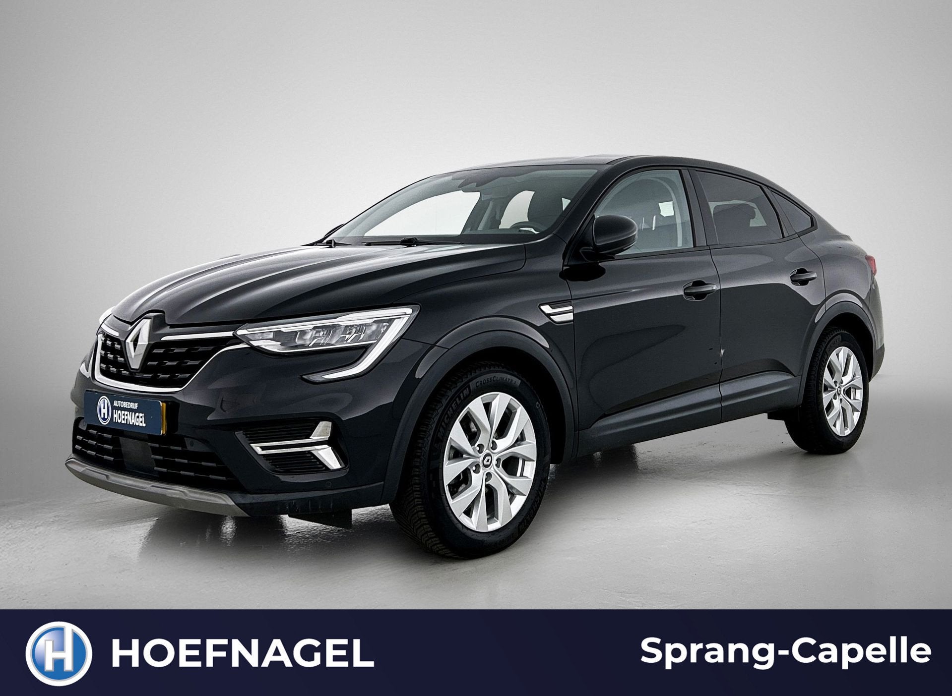 Renault Arkana 1.6 E-Tech Hybrid 145 Zen | Camera | Navi | E, Auto's, Stof, Gebruikt, 4 cilinders, Zwart