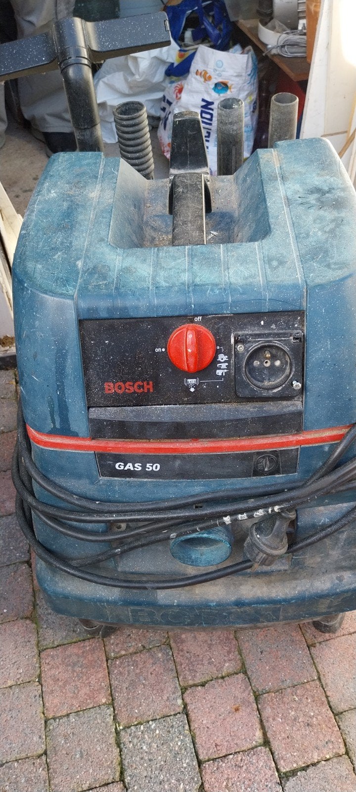 Bosch GAS 50 Nat-/Droogstofzuiger - Krachtig Industriële Zui, Ophalen, Gebruikt, Bosch, Industriële stofzuiger