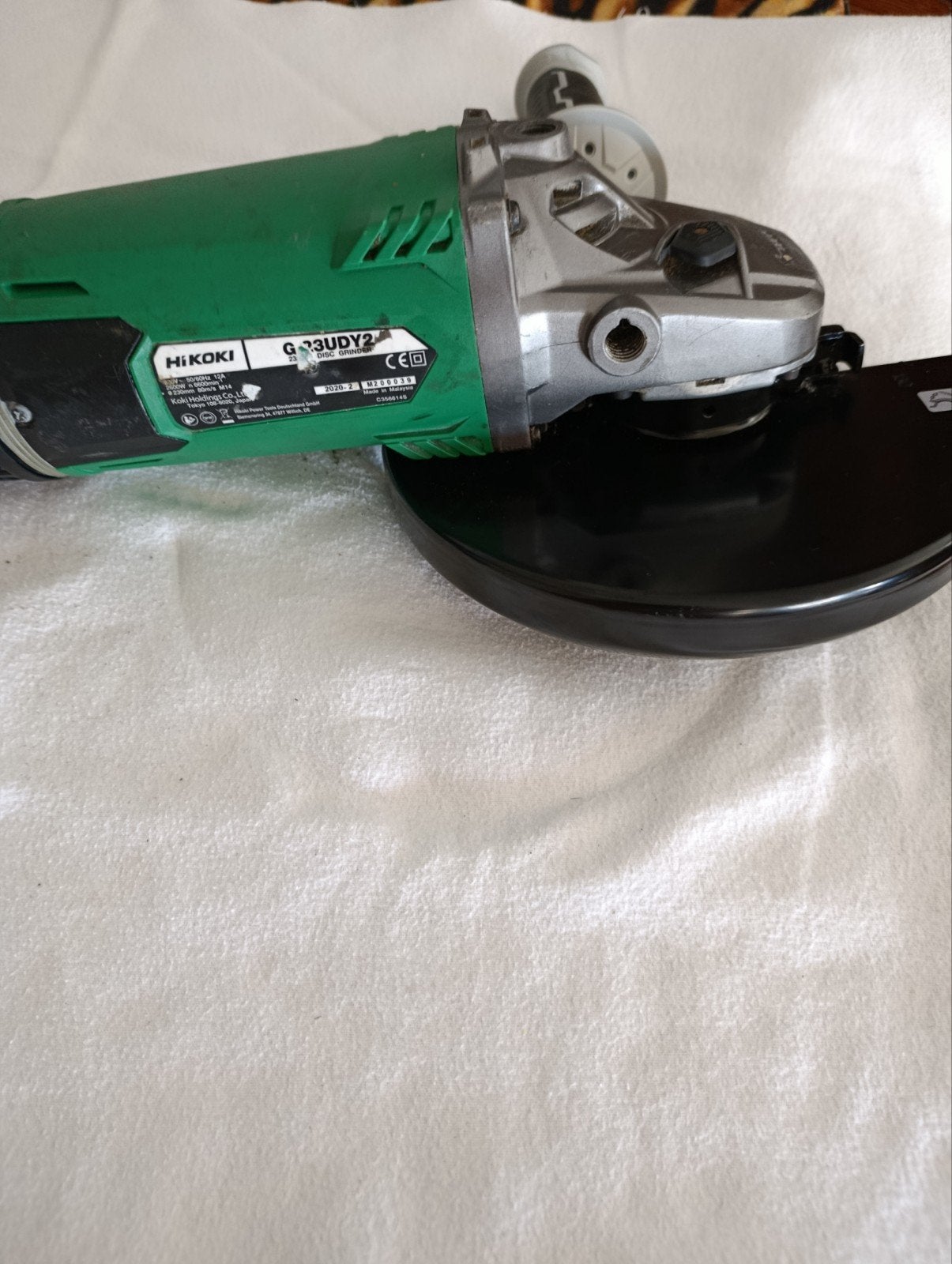 HIKOKI HAAKSE SLIJPER, Ophalen of Verzenden, 1000 watt of meer, Haakse handslijpmachine