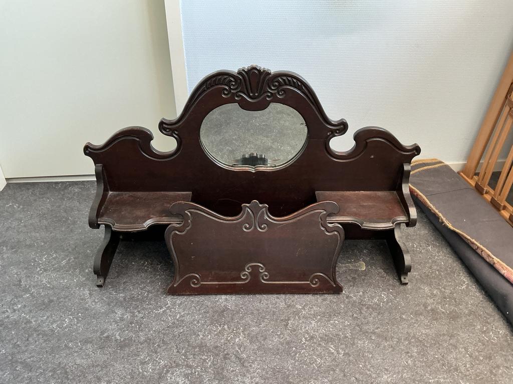 Vintages traporgel met mooie spiegel., Muziek en Instrumenten, Ophalen of Verzenden, Gebruikt, 1 klavier, Orgel