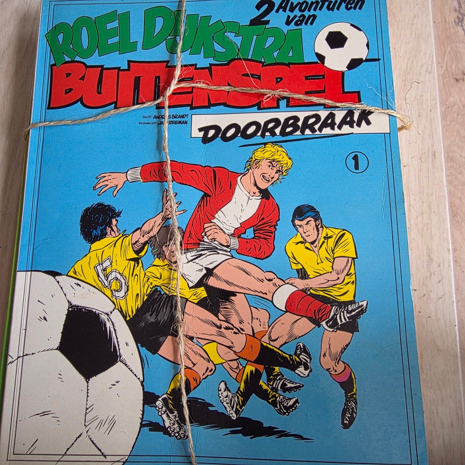 Roel Dijkstra Buitenspel stripboeken - Complete serie, Complete serie of reeks, Ophalen of Verzenden, Gelezen, Jan Steeman