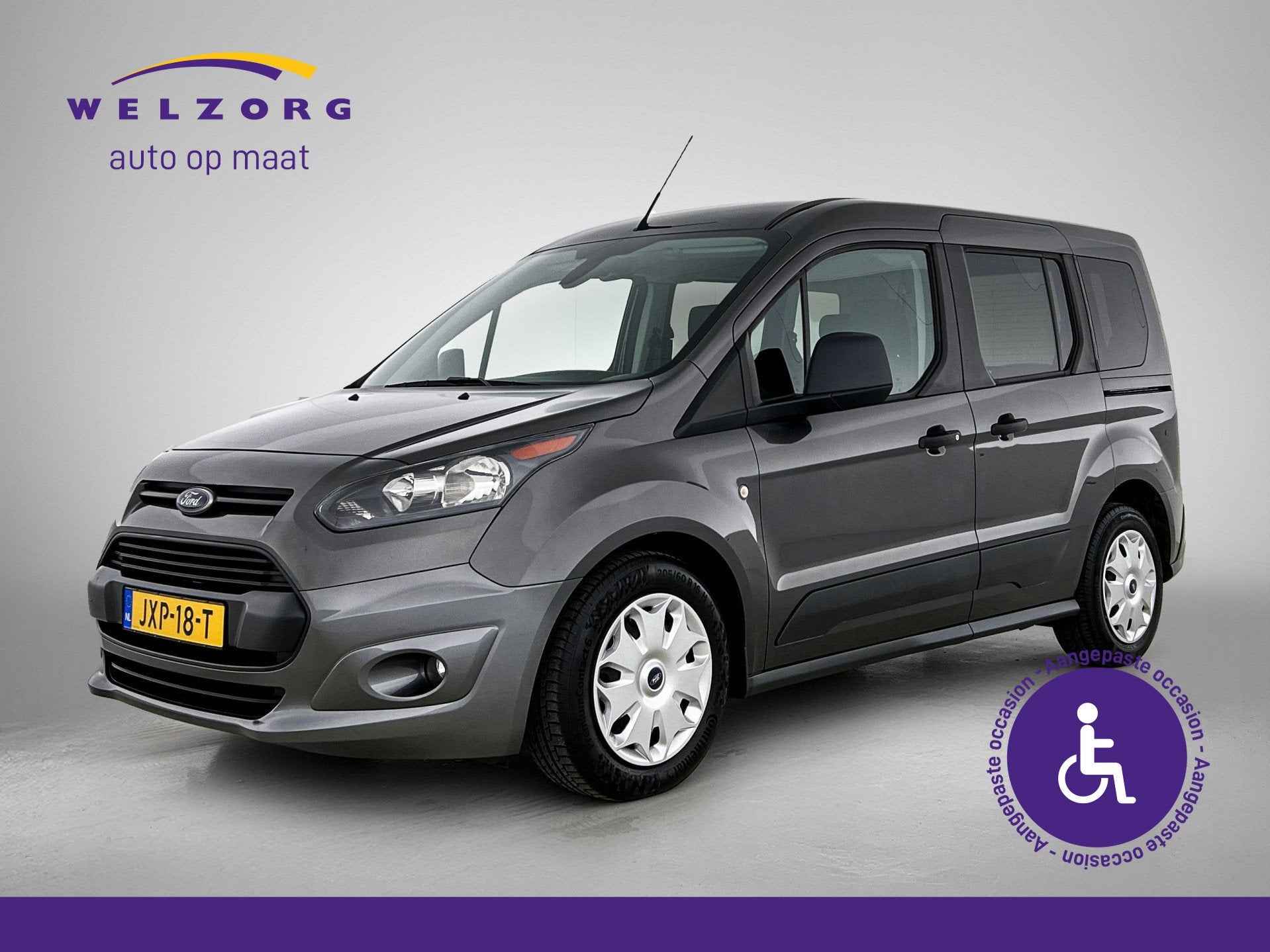 Ford Tourneo Connect 1.0 Direct leverbaar! Rolstoelauto, Auto's, 12 maanden, Stof, Gebruikt, Euro 6